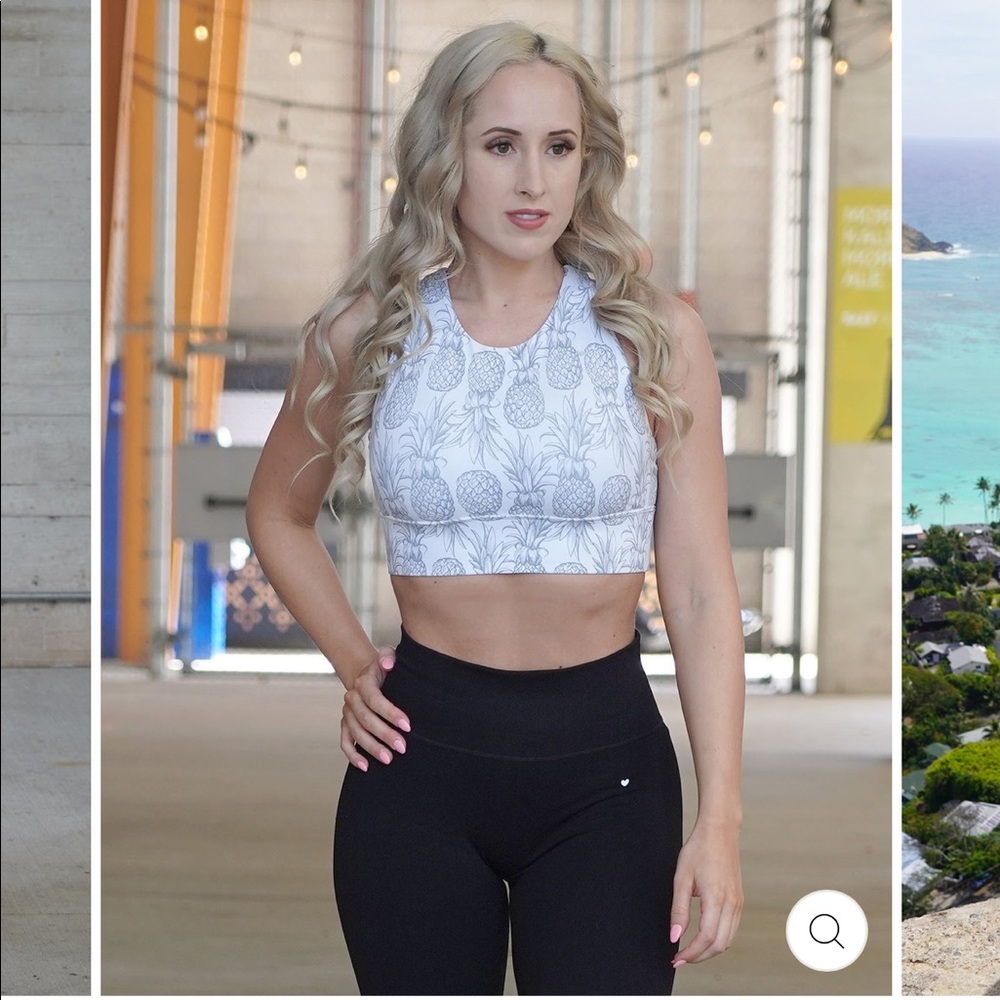 Love Fitness Pineapple Bra